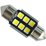 rovka LED SV8,5-8 sufit, 12-24V, 6xLED3030, bl, CANBUS, dlka 36mm