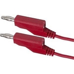Propojovací kabel 1,5mm/1m s banánky červený Propojovací kabel 1,5mm/1m s banánky červený