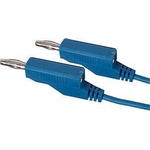 Propojovací kabel 1,5mm/1m s banánky modrý Propojovací kabel 1,5mm/1m s banánky modrý