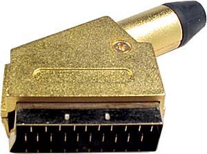 SCART konektor 21p.kovov DOPRODEJ