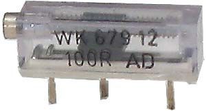 WK67912 - 100R, trimr 16 otek 19x5x7mm