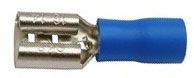 Faston-zdka 6,3mm modr pro kabel 1,5-2,5mm2