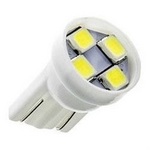 Žárovka LED T10 12V/1W bílá, 4xSMD2835