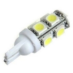 Žárovka LED 9xSMD5050 W2,1x9,5D-T10 12V/2,5W bílá
