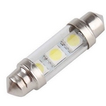 Žárovka LED SV8,5-8 sufit 36mm 12V bílá, 3xSMD5050