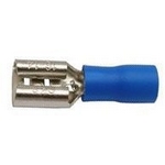 Faston-zdka 6,3mm modr pro kabel 1,5-2,5mm2