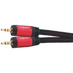 Jack3,5-Jack3,5 stereo 1,5m HiFi,opletený kabel